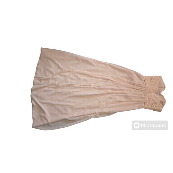 David's Bridal Strapless Petal Pink 4 Chiffon Whimsical Fairy F15555 - Picture 8 of 8